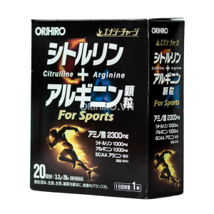 Bột tăng cơ cho người tập thể thao Citrulline + Arginine/ Granules Orihiro 20 gói