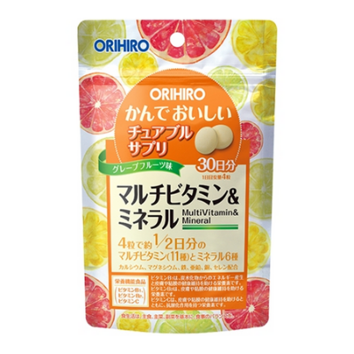 Viên nhai bổ sung Vitamin và khoáng chất Orihiro dạng túi 120 viên
