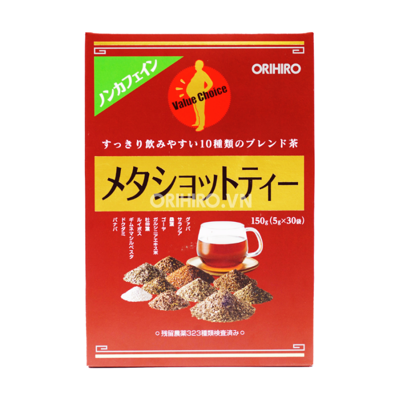 Trà giảm mỡ bụng Meta Shot Tea Orihiro 30 gói