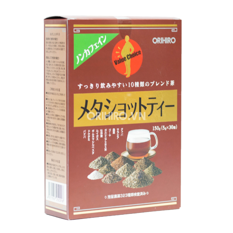 Trà giảm mỡ bụng Meta Shot Tea Orihiro 30 gói