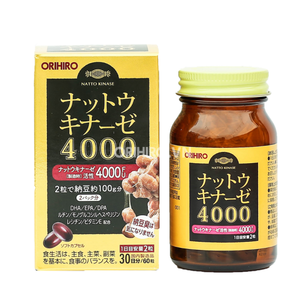 Viên uống hỗ trợ điều trị đột quỵ 4000 FU Orihiro 60 viên