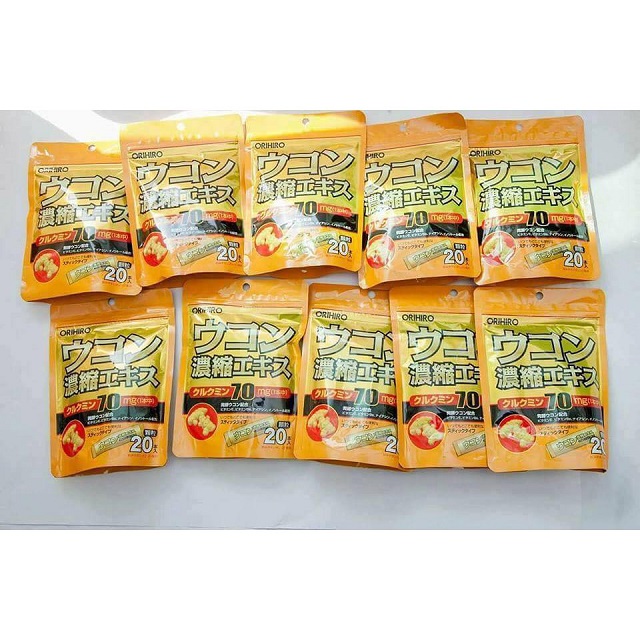 Review bột nghệ giải rượu Orihiro