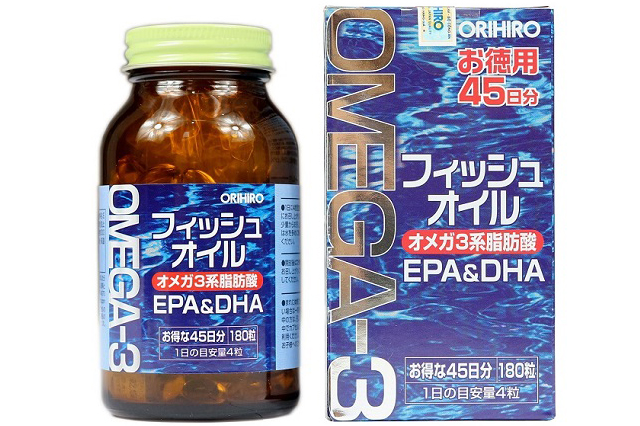 Thông tin dầu cá Omega 3 Orihiro Nhật