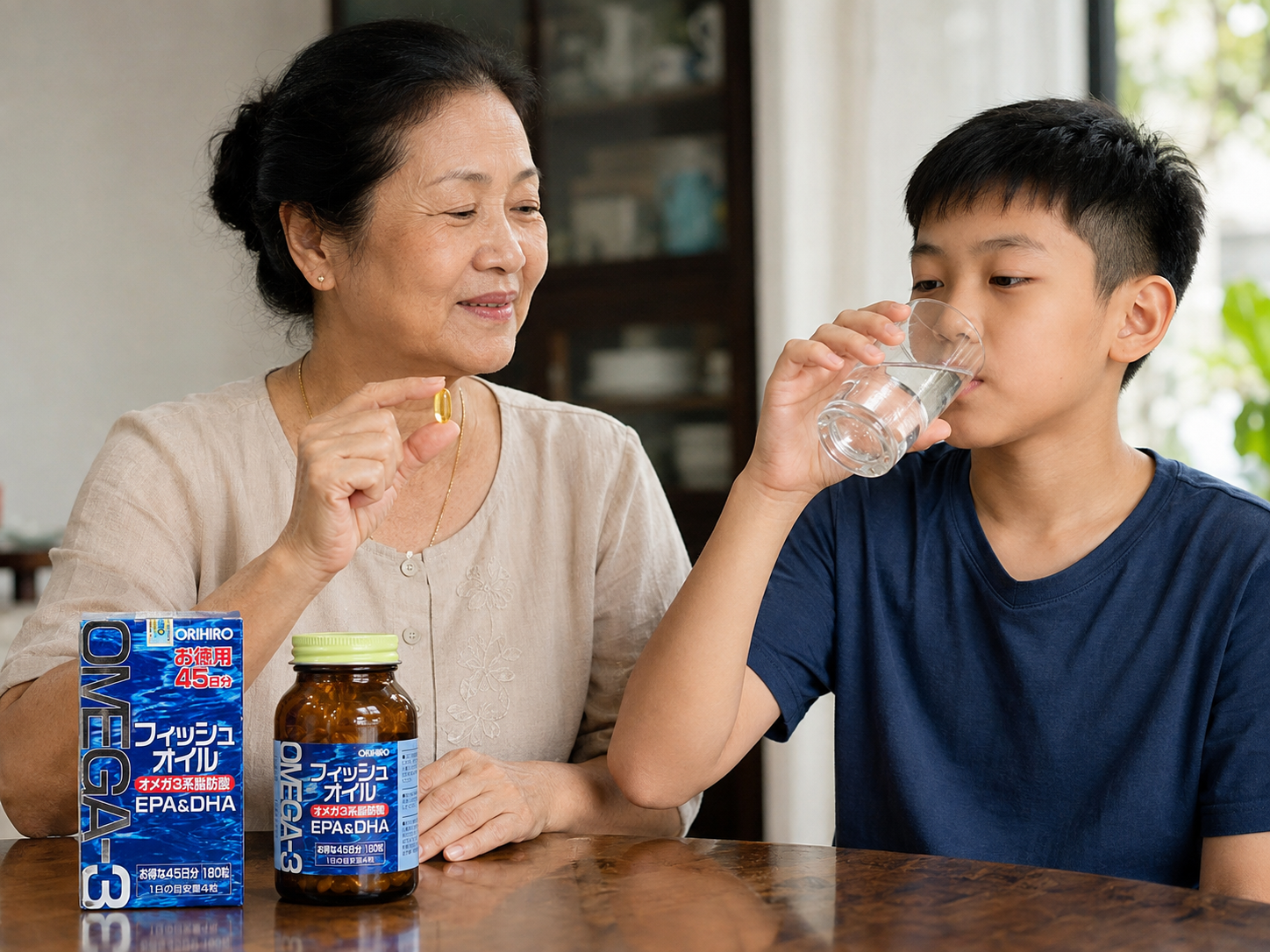 Thông tin dầu cá Omega 3 Orihiro Nhật 