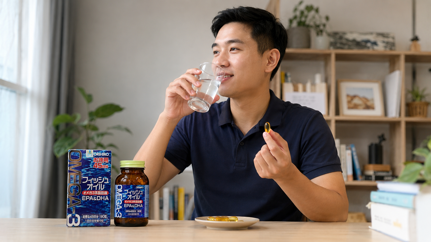 Viên dầu cá Omega 3 Orihiro