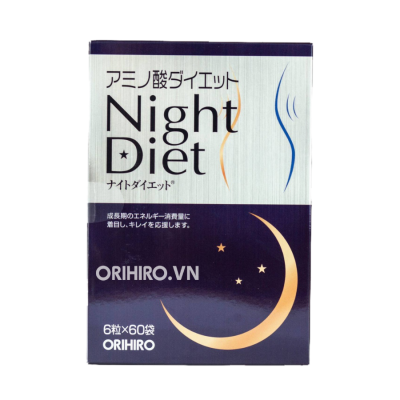 Viên uống giảm cân Night Diet Orihiro 60 gói