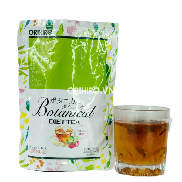 Trà detox giảm cân Bontanical Diet Tea Orihiro 20 gói giúp thanh lọc cơ thể
