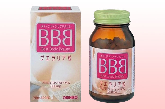 Viên uống nở ngực BBB Orihiro có công dụng tăng kích thước vòng một cực hiệu quả
