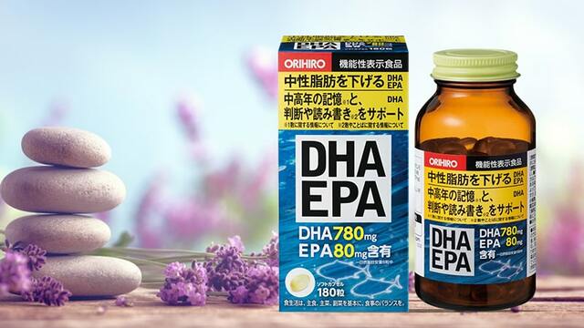 Viên uống bổ não DHA EPA Orihiro 180 viên sẽ giúp xây dựng màng tế bào khắp cơ thể và não bộ
