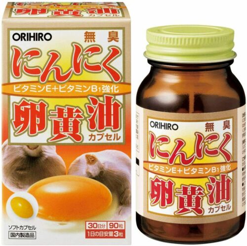 Viên uống lòng đỏ trứng tỏi không mùi Orihiro 90 viên
