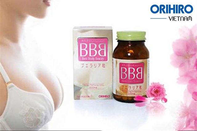 Viên nở ngực BBB Orihiro giúp vòng 1 căng tròn, đầy đặn và quyến rũ