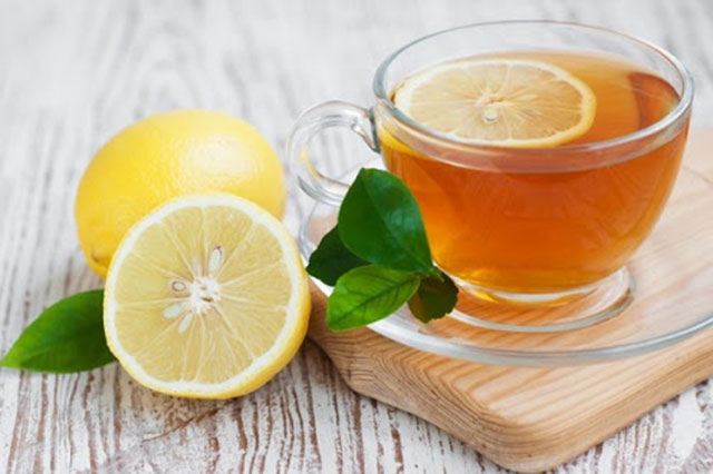 Nước trà xanh kết hợp với chanh giúp thanh lọc cơ thể, hỗ trợ giảm cân hiệu quả