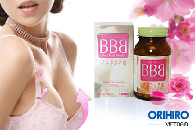 Viên uống nở ngực BBB Orihiro – Bí quyết tăng vòng 1 của chị em phụ nữ