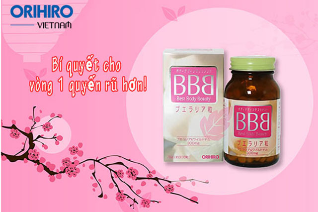 Viên uống nở ngực BBB Orihiro được nhiều người tiêu dùng ở thị trường quốc tế ưa chuộng