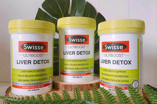 Viên uống bổ gan Swisse Liver Detox của Úc