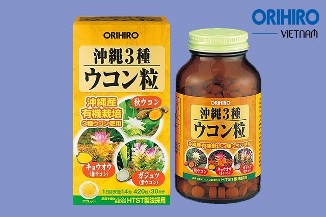 Viên uống nghệ 3 mùa Okinawa Orihiro 420 viên