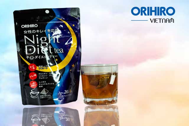 Trà giảm cân Night Diet Tea - Orihiro 24 gói của Nhật Bản