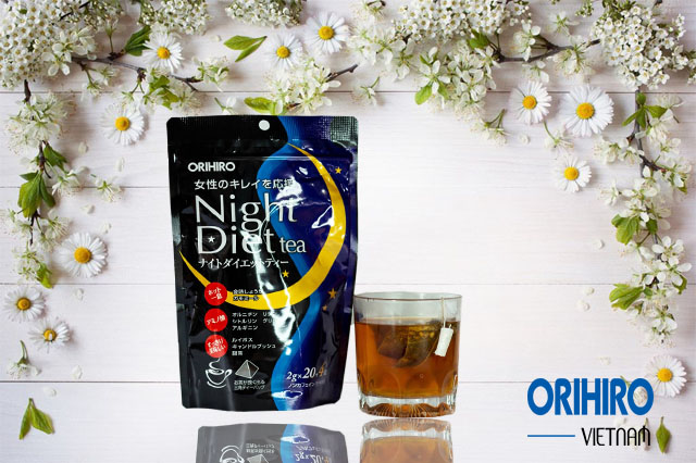 Trà giảm cân Night Diet Tea Orihiro - 24 gói