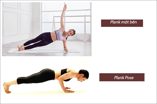 Plank kích thích cơ tay phát triển, săn chắc và giảm mỡ bắp tay
