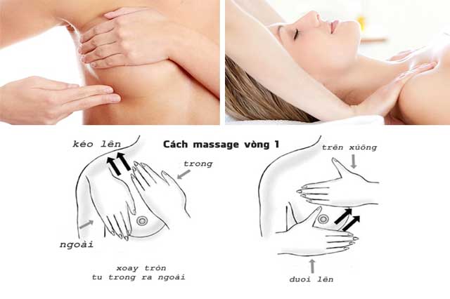Phương pháp tăng vòng 1 – Massage