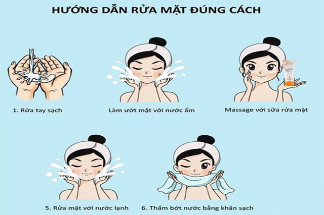 Các bước làm sạch cơ bản khiến cho làn da mặt khỏe mạnh