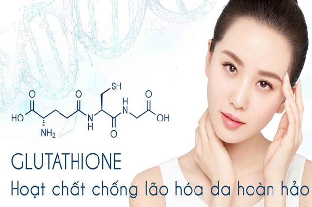 Glutathione là một chất được Y học dùng chống lão hóa da