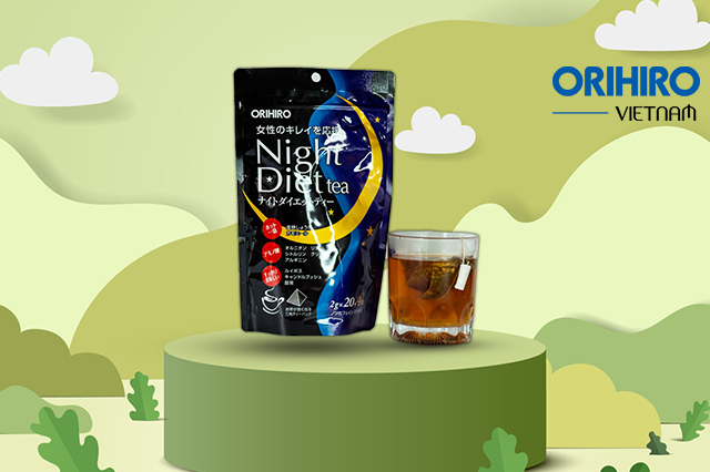 Night Diet Tea Orihiro - Thực phẩm chức năng giảm cân Nhật Bản