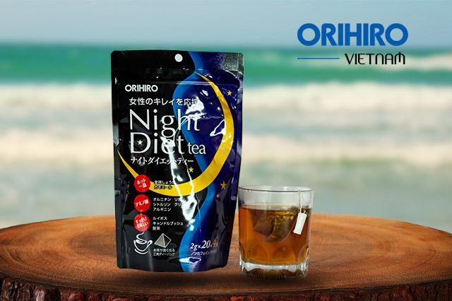 Trà giảm cân Night Diet Tea của Orihiro – 24 gói