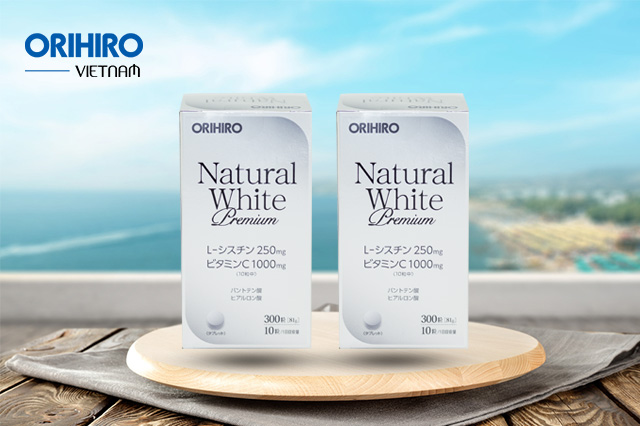 Viên uống trắng da làm đẹp da Natural White Premium Orihiro