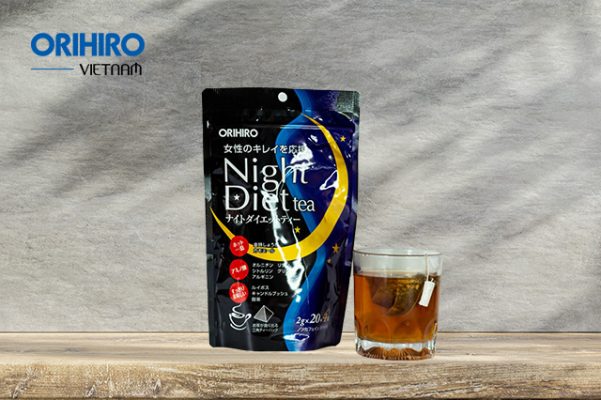 Trà giảm cân Night Diet Tea của Orihiro – 24 gói