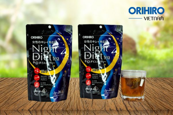 Những thực phẩm chức năng nên uống - Trà giảm cân Night Diet Tea Orihiro