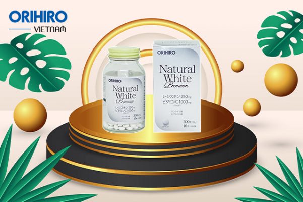 Sản phẩm làm trắng da body cho nam: Viên uống trắng da Natural White Premium Orihiro