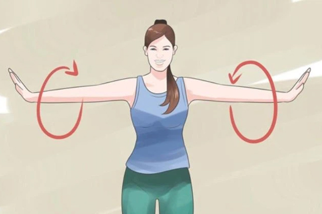 Massage giảm mỡ bắp tay bằng cách kết hợp các động tác đơn giản