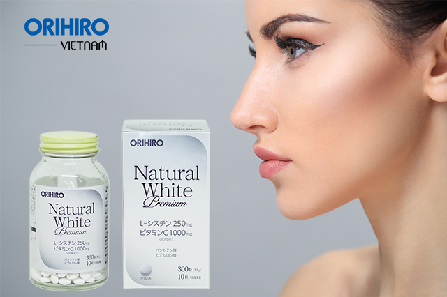 Viên uống trắng da Nature White Premium Orihiro Nhật Bản 300 viên