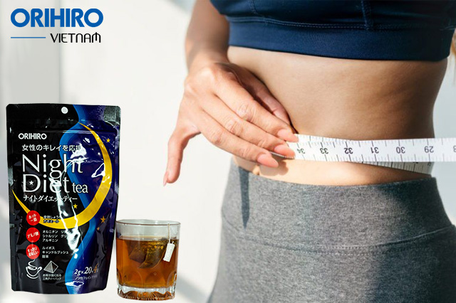 Trà Night Diet Tea Orihiro - Giải pháp giảm mỡ toàn thân hiệu quả