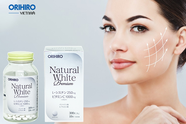 Viên uống trắng da Nature White Premium Orihiro Nhật Bản 300 viên