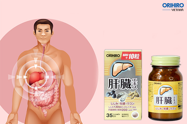 Viên uống bổ gan Shijimi Orihiro 70 viên – Sản phẩm hỗ trợ chức năng gan hiệu quả