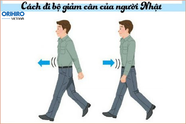 Cách đi bộ nhanh giảm béo bụng của người Nhật