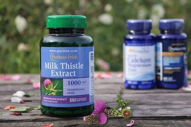 Viên uống tốt cho gan Milk Thistle Extract 1000 mg Puritan Pride