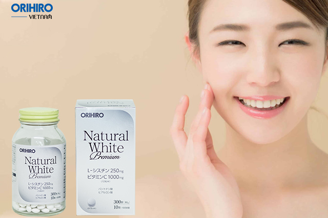Sử dụng sản phẩm làm đẹp da - Viên uống trắng da Natural White Premium Orihiro