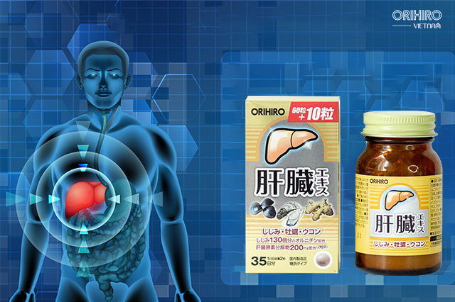 Sản phẩm tốt cho gan – Viên uống bổ gan Shijimi Orihiro