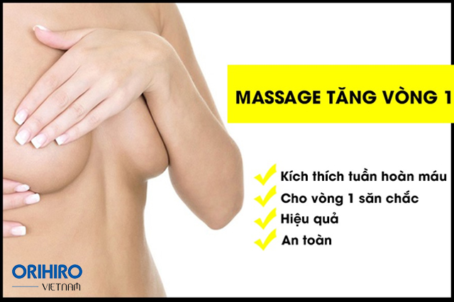 Tăng vòng 1 nhanh nhất bằng phương pháp massage theo kinh nghiệm người Ấn Độ