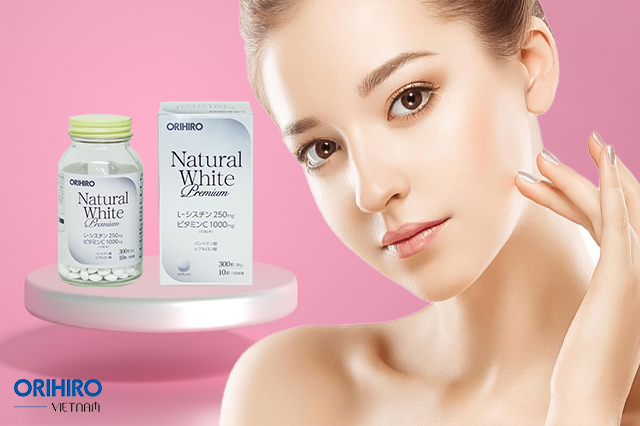 Viên uống đẹp da Natural White Premium Orihiro