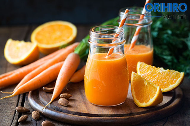 Một ly nước ép cà rốt vào mỗi buổi sáng giúp bạn có cơ thể khỏe mạnh