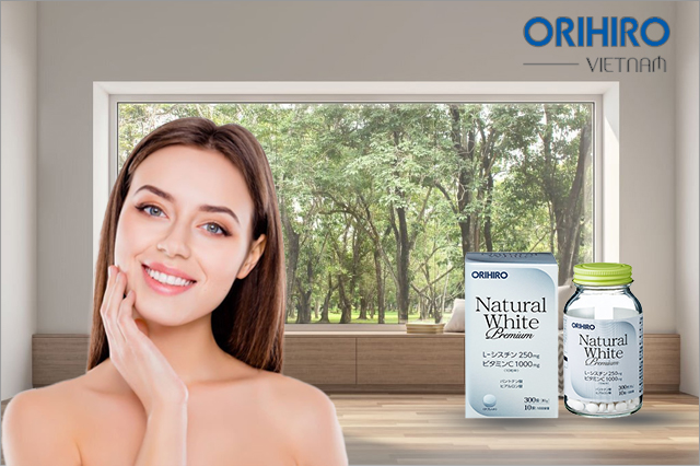 Viên uống trắng da Natural White Premium Orihiro