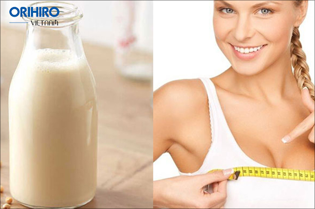 Uống sữa đậu nành đúng cách để tăng vòng 1