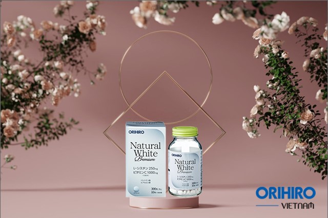 Natural White Premium Orihiro – Viên uống hỗ trợ trắng da từ bên trong