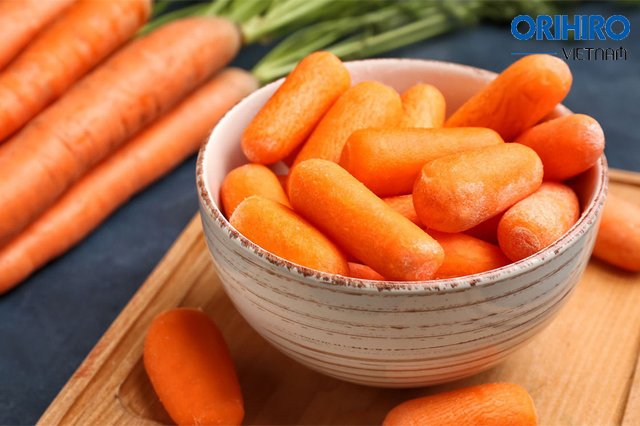 Cà rốt là đáp án đầu tiên cho câu hỏi ăn rau gì giảm cân