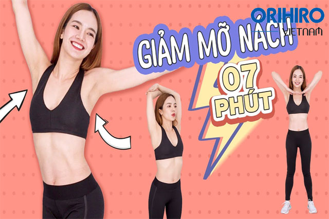 Giảm mỡ nách hiệu quả nhanh chóng với việc luyện tập tại nhà