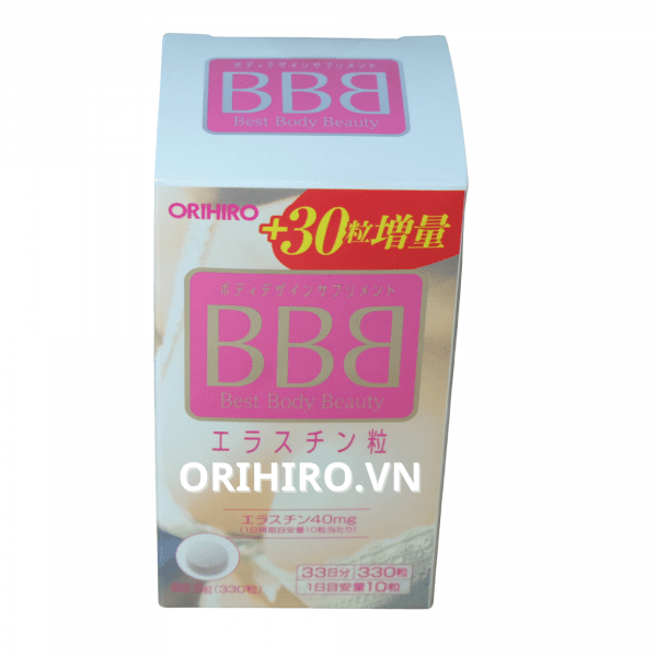 Viên uống nở ngực BBB 330 viên Orihiro giúp vòng 1 săn chắc